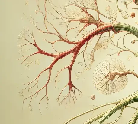 artistic portrayal of nerves